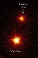 Red star YY Geminorum in the Castor 6-star system seen at X-ray wavelengths [Credit: ESA]