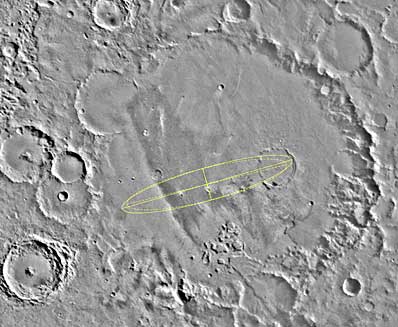 Gusev crater from Viking orbiter