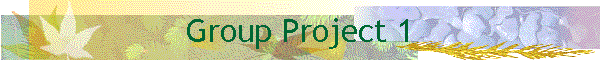 Group Project 1