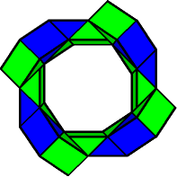 I detaljer dækning ballet Rubik's Snake (3-D figures)