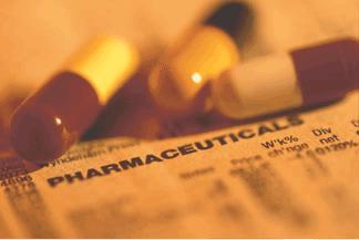 Online pharmacy. Necessidade em linha dos compradores ser preparado.
