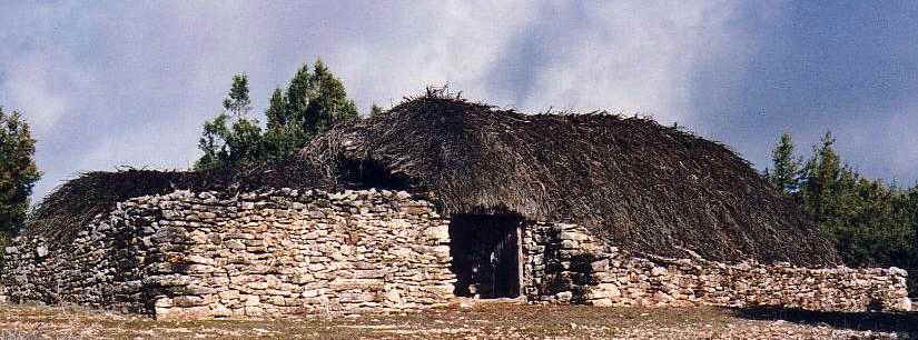 Choz�n o paridera t�pica de la zona. Existen cientos de ellas en los t�rminos de Ablanque, Cobeta, Olmeda de Cobeta, El Villar, Riba de Saelicies, etc. El tipo de construcci�n recuerda profundamente las viviendas c�lticas. Actualmente tienen una protecci�n especial, pero la mayor�a de ellas se estan en ruina