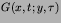 $G(x,t; y,\tau)$