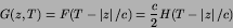 \begin{displaymath}
G(z,T) = F(T-\left\vert z\right\vert/c) = {c\over 2}
H(T-\left\vert z\right\vert/c)
\end{displaymath}