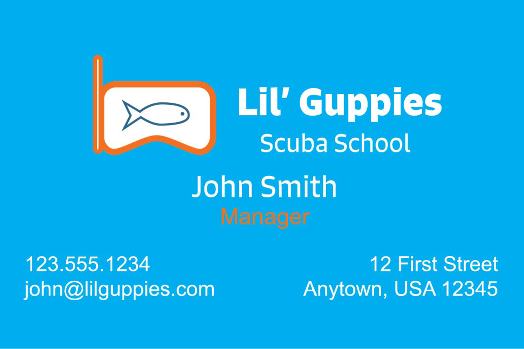 Lil' Guppies Business Card