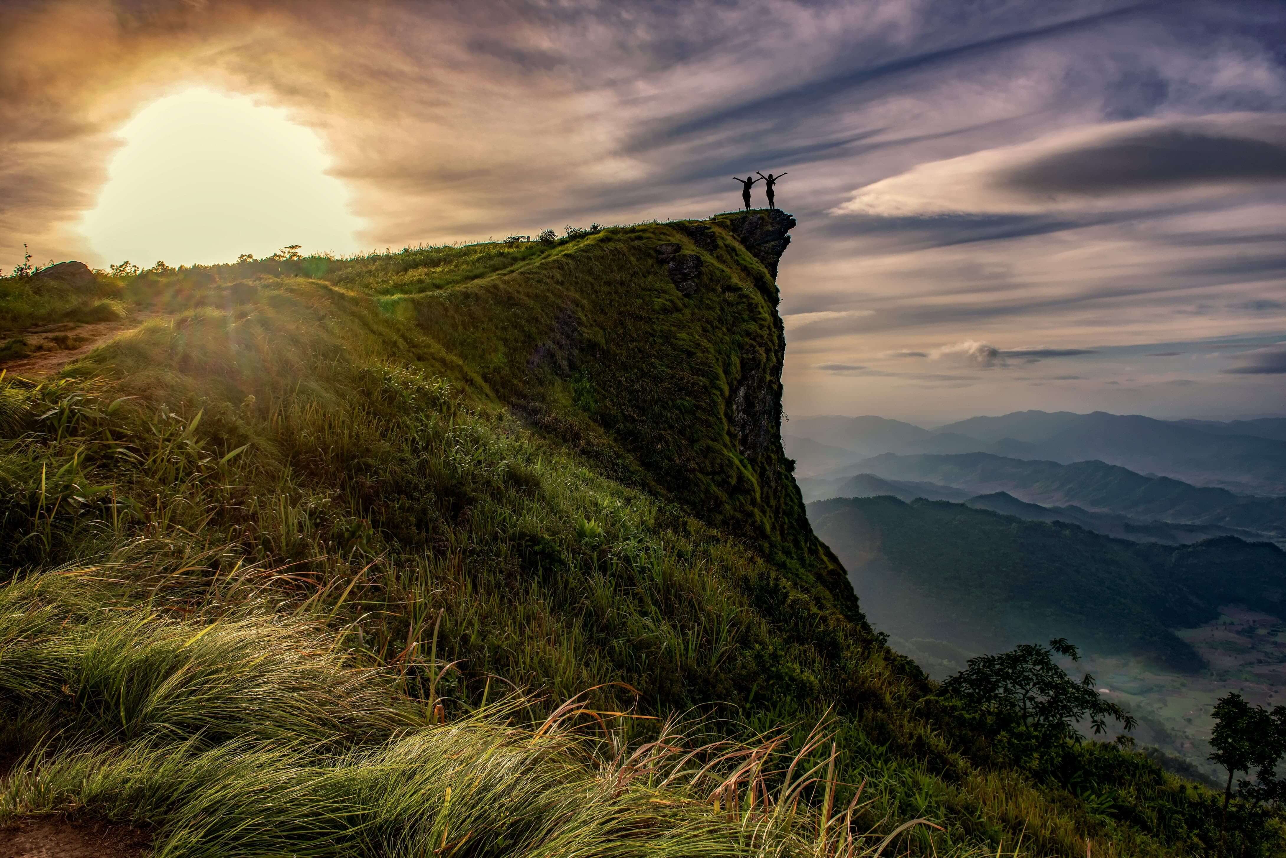Sunset on Mountains