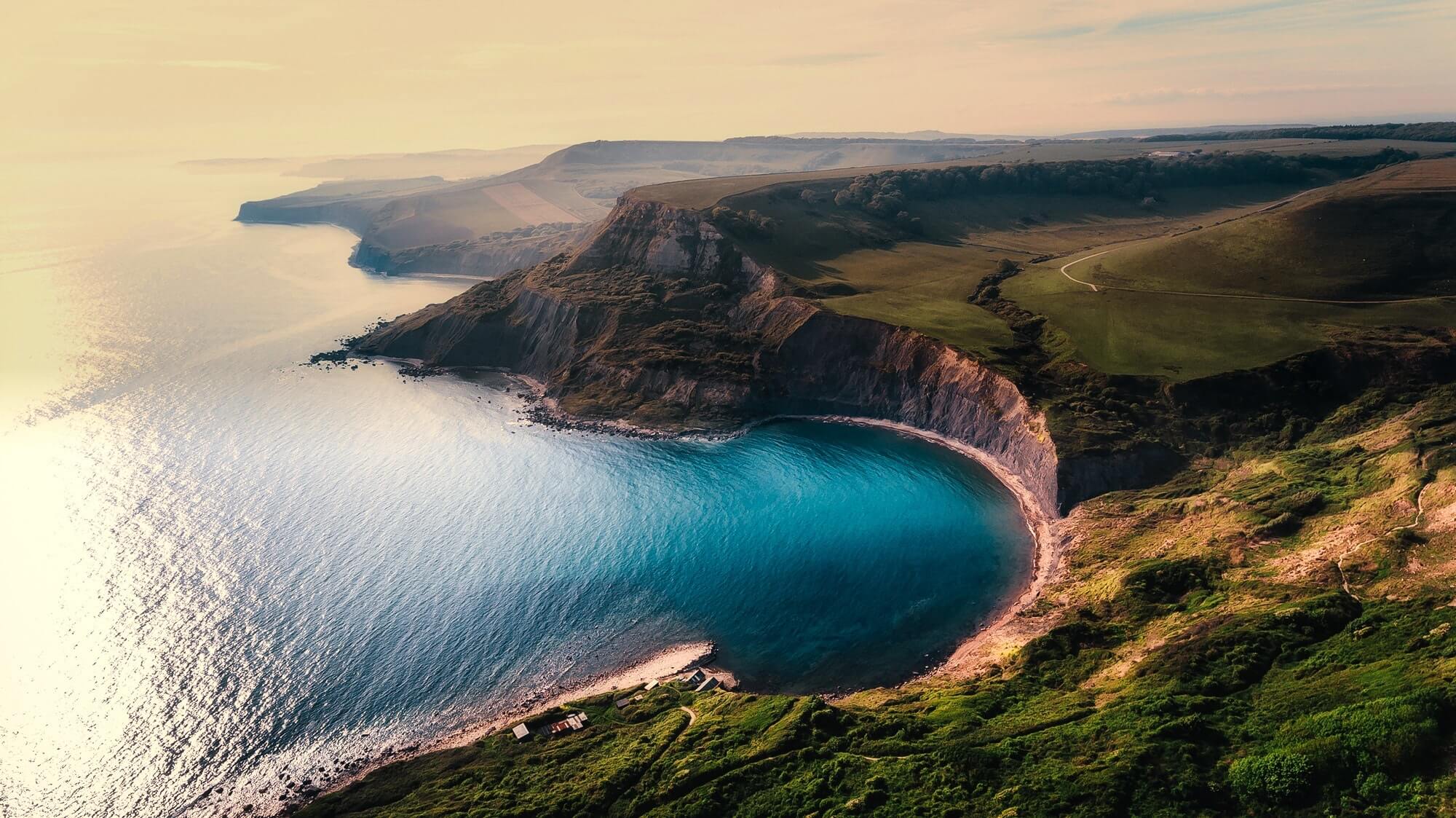 Mountains and ocean