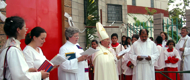 opening door of new church