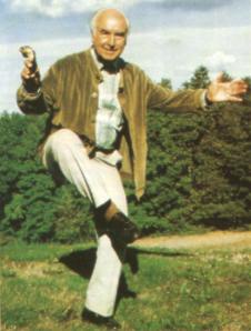 A los 81 a�os, en el jard�n de su casa en Basilea (Christian Ratsch)