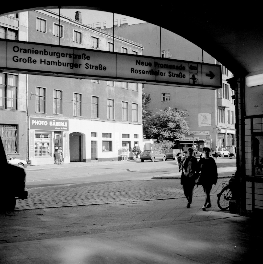S-Bahnhof Marx-Engels-Platz, 1991. Foto: Erik Jonsson