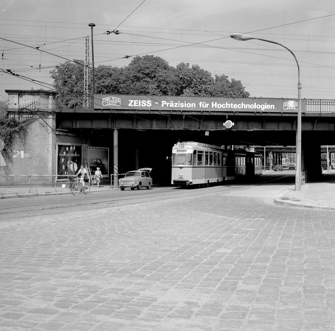 Straßenbahn / Трамвай, Berlin-Pankow 1991. Foto: Erik Jonsson