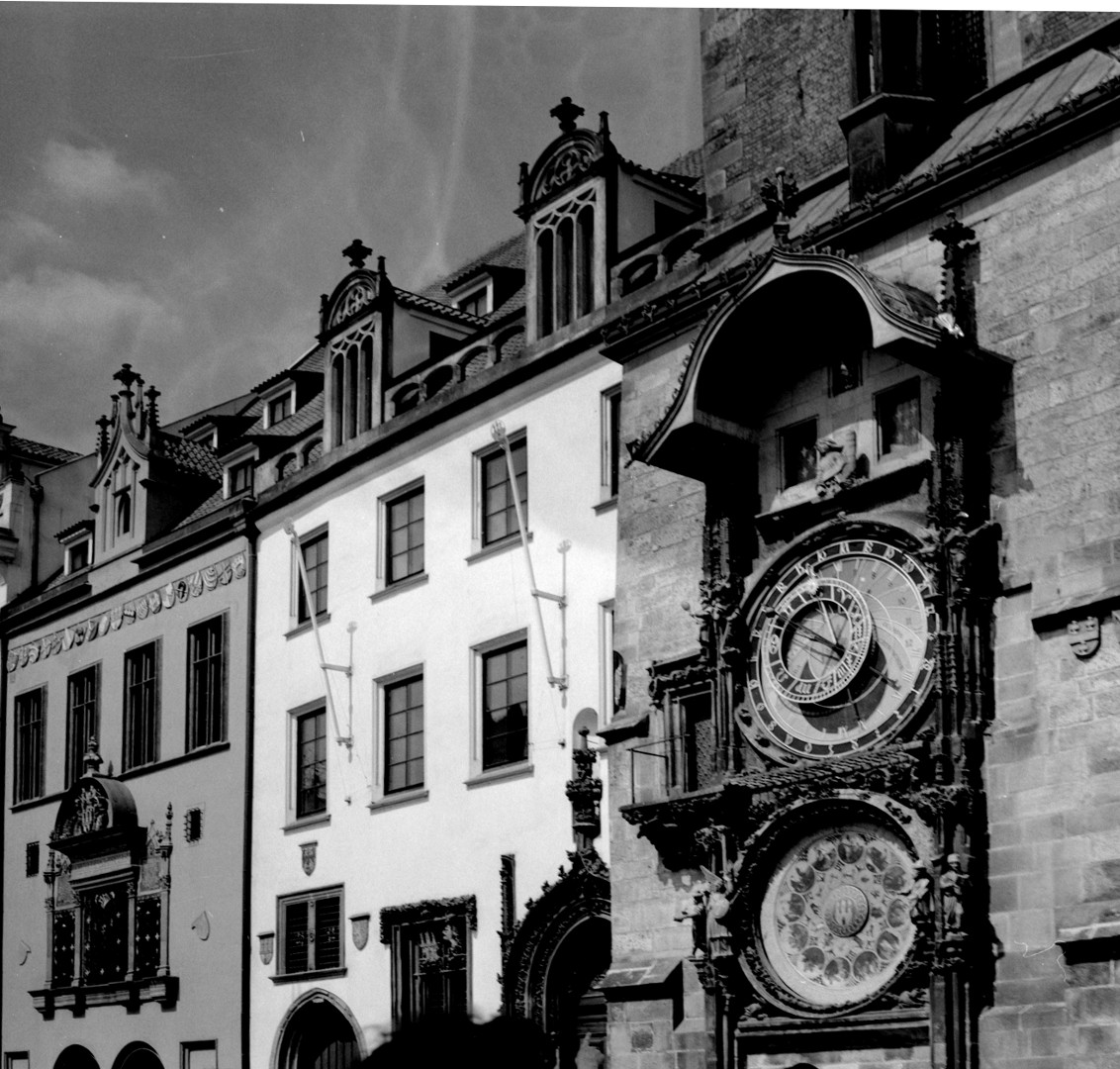 Staroměstská radnice, Prag 1992. Foto: Erik Jonsson