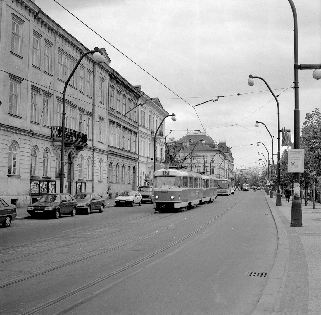 Straßenbahn / Трамвай / Tramvaj / Spårvagn, Prag / Прага / Praha 1992. Foto: Erik Jonsson
