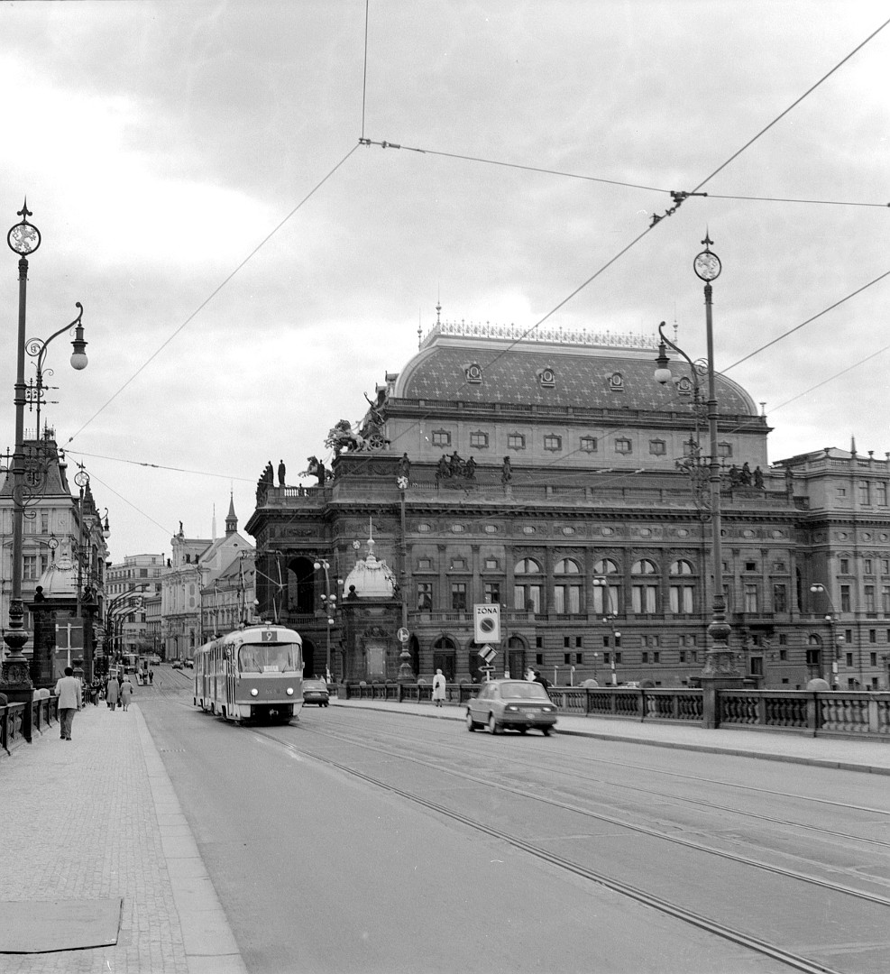 Straßenbahn / Трамвай / Tramvaj / Spårvagn, Prag / Прага / Praha 1992. Foto: Erik Jonsson