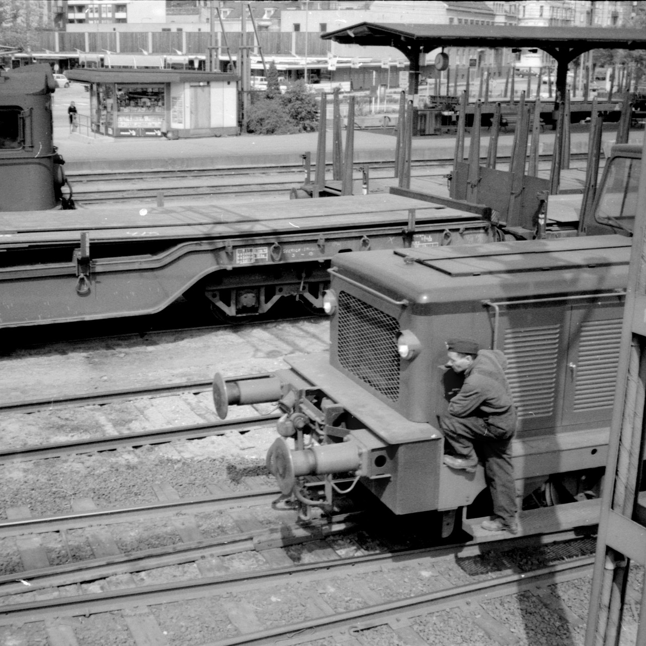 Lk järnvägsstation 1975. Foto: Erik Jonsson