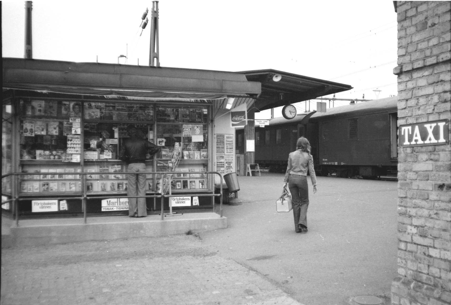 Landskrona station år 1975. Foto: Erik Jonsson