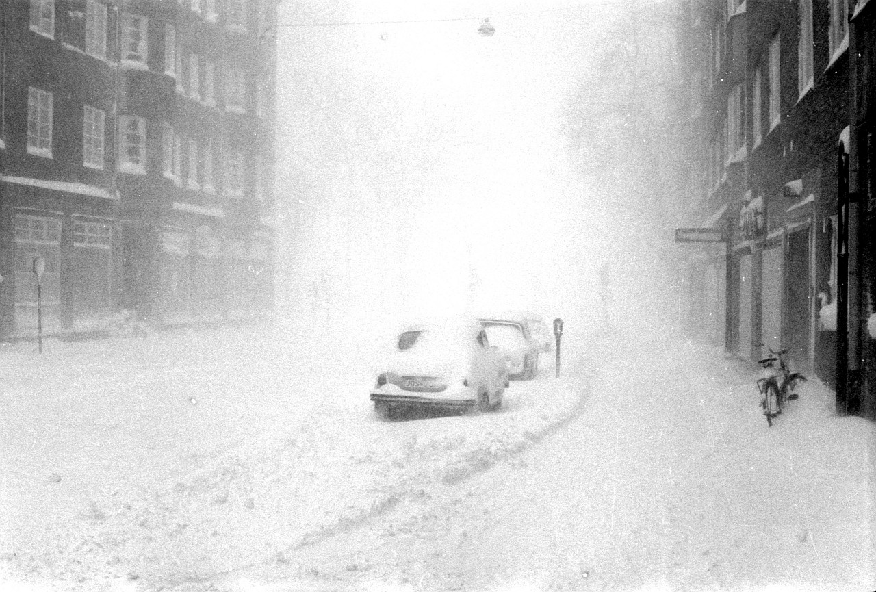 Lund i snö 1.1.1979