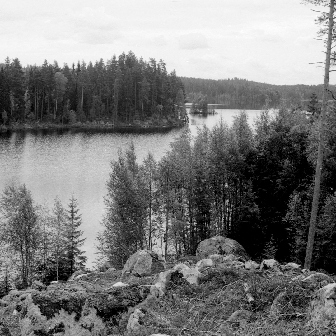 Vid Mången och Mångsälvens mynning år 1985. Foto: Erik Jonsson