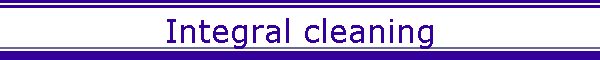 Integral cleaning