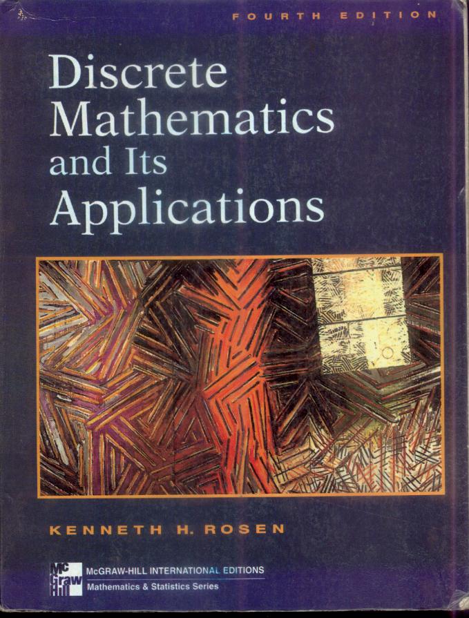 Discrete Mathematics and its Application By Kenneth H. Rosen