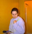 Becky with Lizard