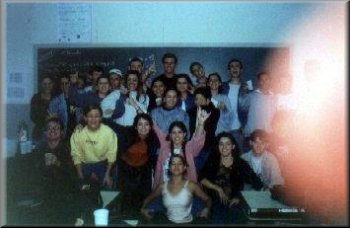 Alunos envolvidos no Projeto Leitura e Produ��o em Meio Eletr�nico