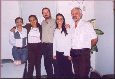Lindamir, Raquel, Luiz, Adair e Jeremias.