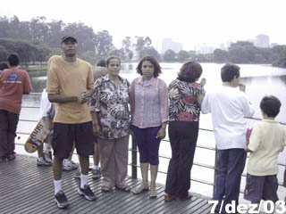 Fam�lia no Parque do Ibirapuera