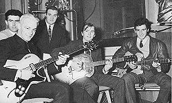 The Tornados: (L-R) Laverne, Burt, Cattini, Bellamy, Caddy