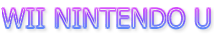 WII NINTENDO U