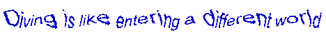 Diving animation