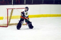 With 100mph pucks YOU'D wear that padding too!