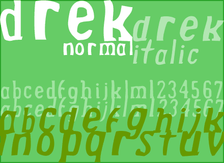 Drek norma - fonte desenhada por Adreson ::::::: typeface by adreson 