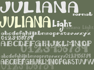 typeface Juliana :: download dispon&iacute;vel