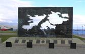 Monumento conmemorativo a los ca�dos argentinos en la Guerra de las Malvinas en Ushuaia (Argentina)
