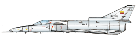 Kfir-C2 FAE-905 con su esquema tctico mimtico en gris plido para los cazas de superioridad area.