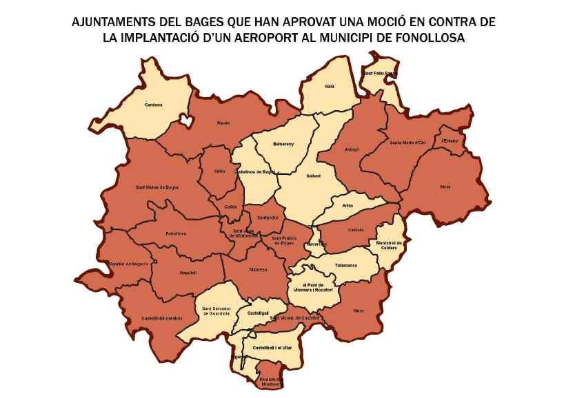 Municipis en contra aeroport