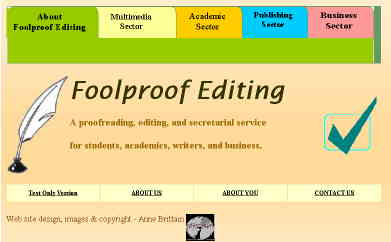 link to Foolproof Editing site