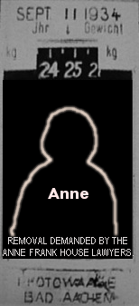 [Removal demanded by the Anne Frank House Lawyers.]