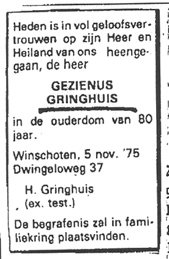 death notice