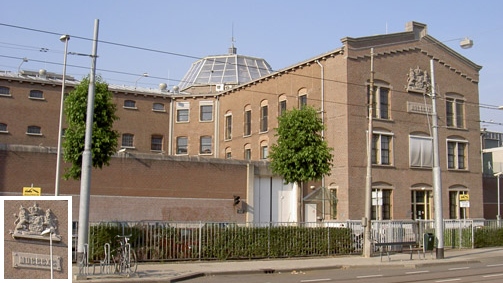 [The Amstelveenseweg prison.]
