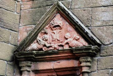 Another Nithsdale Lodging tympanum relief.