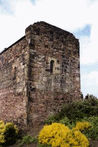 St. Margaret's Chapel, built by her son, King David I.