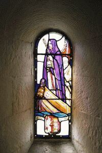 St. Margaret's Chapel, built by her son, King David I.