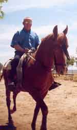 Antonio a caballo, mi padre