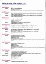Programacion Deportiva