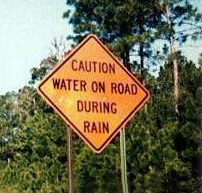 Sign stating obvious
