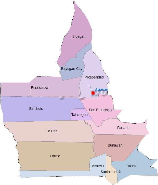 Agusan Del Sur Map Untitled