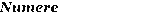 numere