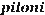 piloni